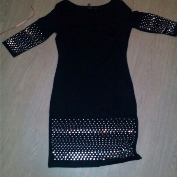 Brand new black sequined dress size 12-14 - Picture 4 of 4